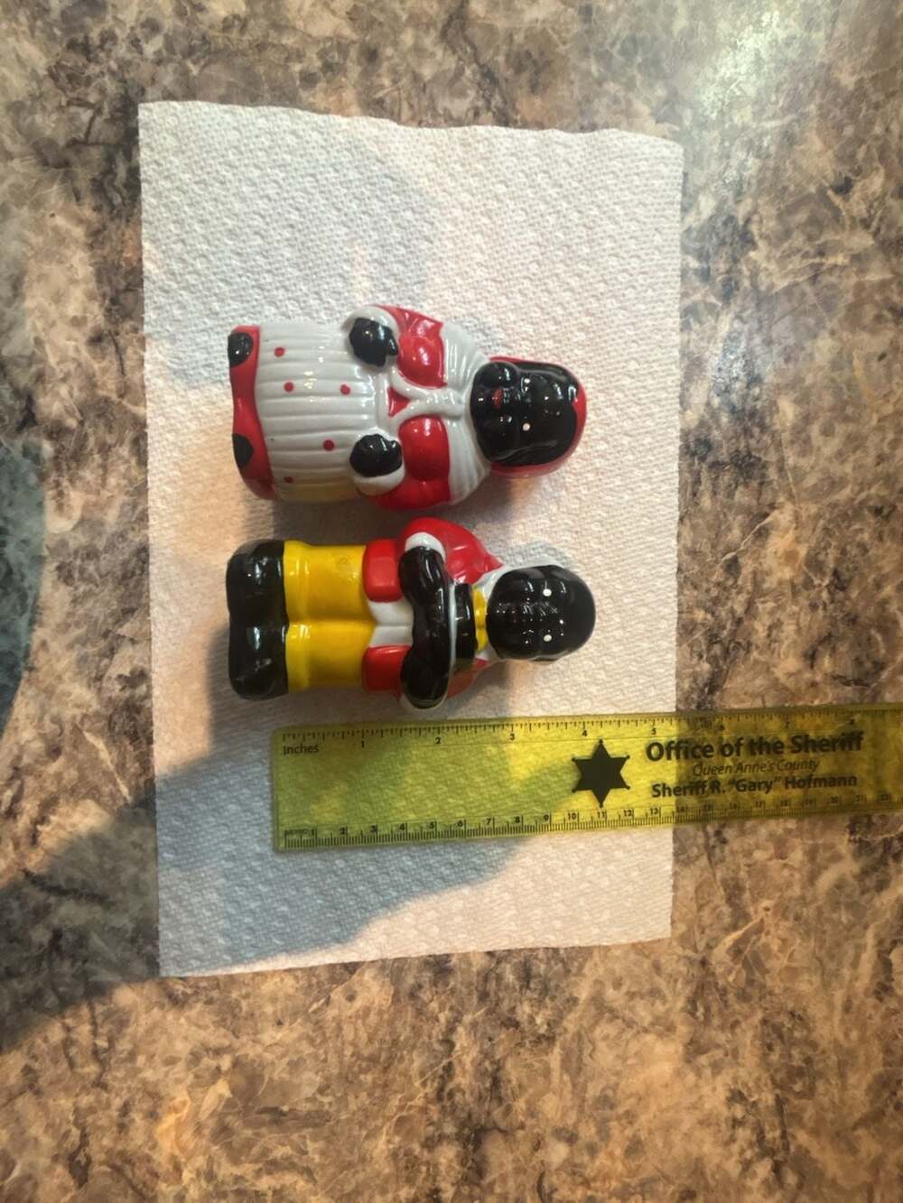 Vintage Ceramic Aunt Jemima and Uncle Mose Salt and Pepper Shakers